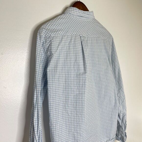 Timberland Regular Fit Blue Check Long Sleeve Button Up Shirt Size Medium Men's - Picture 11 of 12